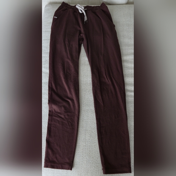 Men's Burgundy Vuori Ponto Performance Pant Xs Brown Teen Trendy Soft Dreamknit - Picture 4 of 15